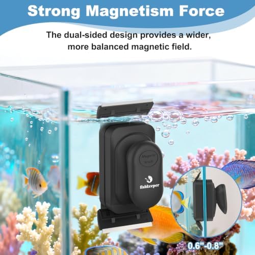 fishkeeper Dual-Blades Magnetic Aquarium Glass Cleaner - Image 3