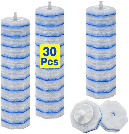 30 Count Upgrade 3-Layer Toilet Bowl Refills Fits by Liminfeit