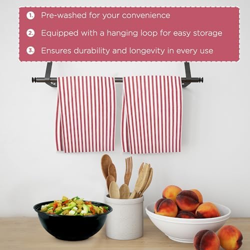 Stripe Kitchen Dish Towels - Image 5