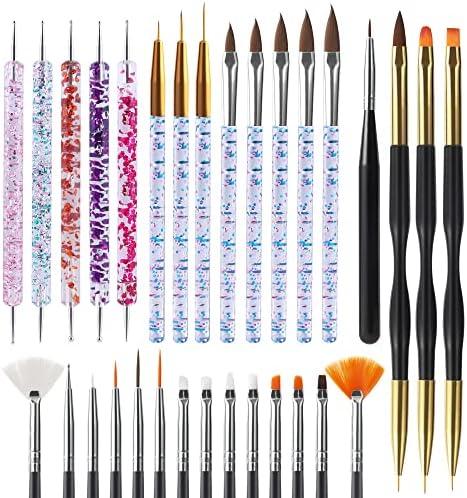 Artdone 31pcs Nail Art Brushes Tools Set Dotting Tools by Artdone