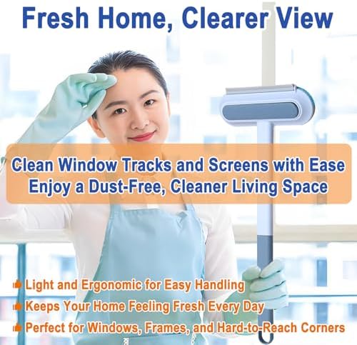 Window Screen Cleaning Brush, Window Screen Cleaner, Screen Cleaner Tool - Image 5