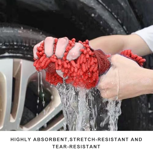 2 PCS Microfiber Car Wash Sponge, Scratch-Free Vehicle Washing Mitt - Image 5
