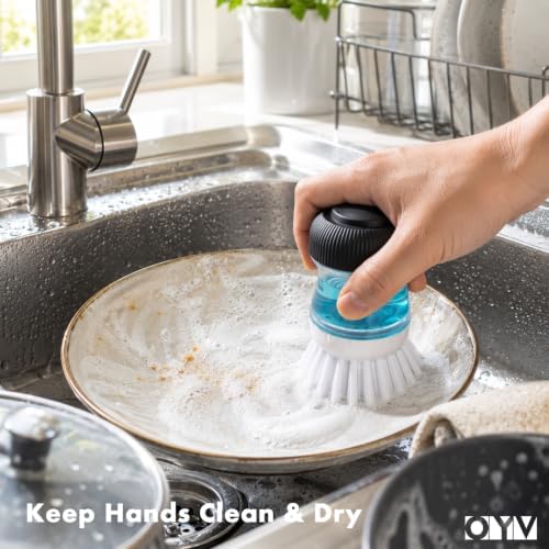 OYV Soap Dispensing Palm Brush - Image 5