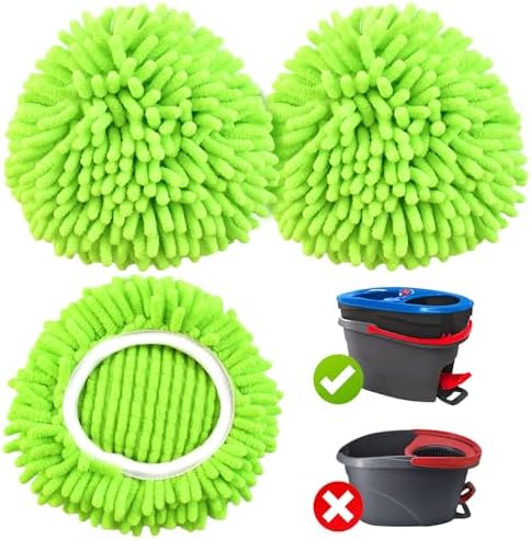 Mop Replace Head for O Cedar, Spin Mop Heads Replacements for Ocedar RinseClean - Image 2