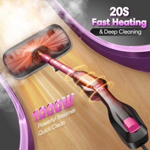 2026 Standable Safe & High Temp Steam Mop Cleaner - Image 2