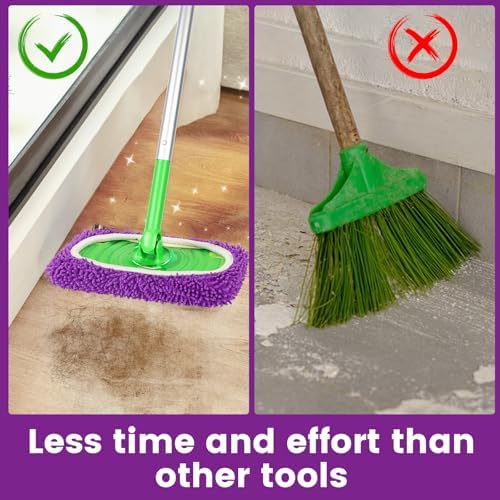 6Pcs Reusable Microfiber Mop Pads Compatible - Image 5