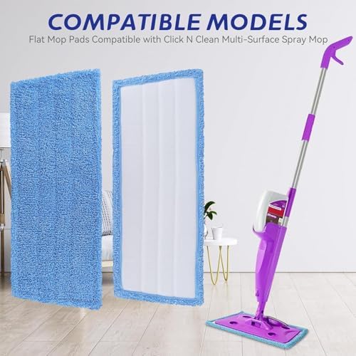 Mop Pads Replacement for Rejuvenate Microfiber Mops, Compatible - Image 2