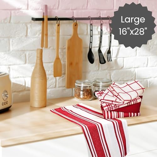 Cotton Clinic Kitchen Dish Tea Towels, 16x28 Inch - Image 4