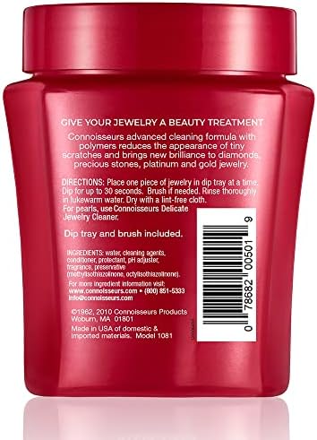 CONNOISSEURS Premium Edition Jewelry Cleaner, Value Size 9.6oz - Image 7