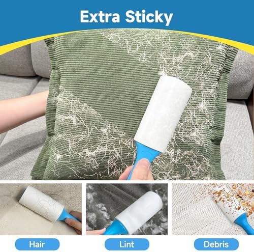 Swihauk 1200 Sheets Extra Sticky Lint Rollers - Image 3