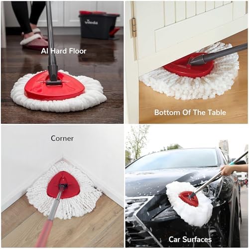 Spin Mop Replacement Head, Thick Microfiber Refills - Image 7