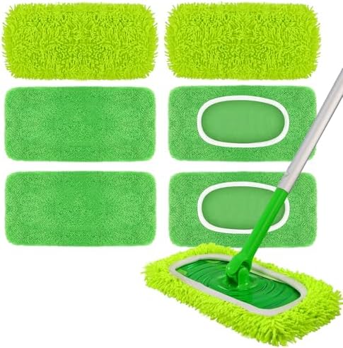 8 Pack Chenille Mop Pads, Reusable Microfiber Mop Refills by Unknown