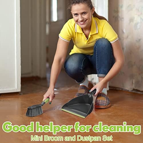 Zopeal 4 Set Dustpan and Brush Set, Small Handheld Broom - Image 6