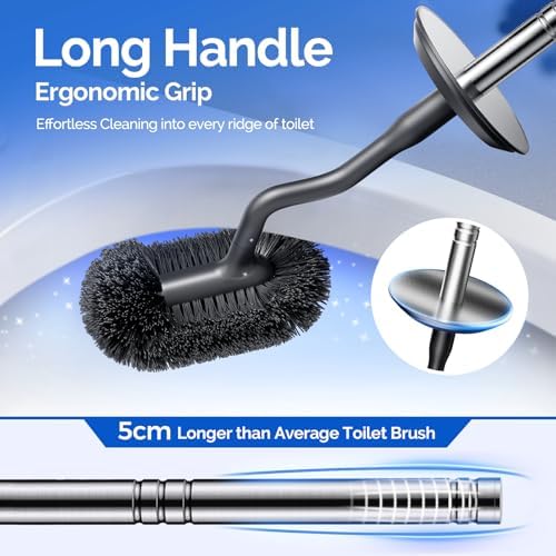 HAMITOR Toilet Brush and Holder Set - Image 5