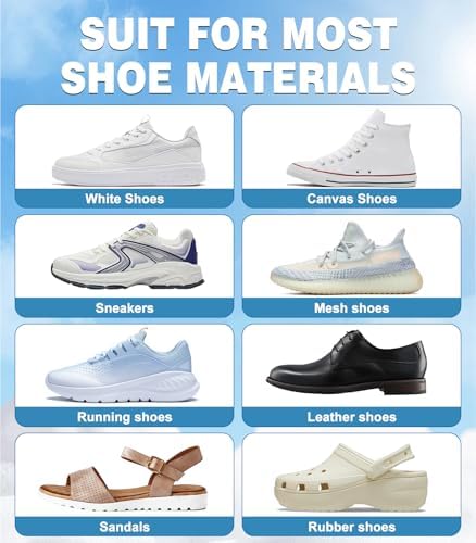 Shoe Cleaner, 6.76 Oz White Shoe Cleaning Kit - Image 4