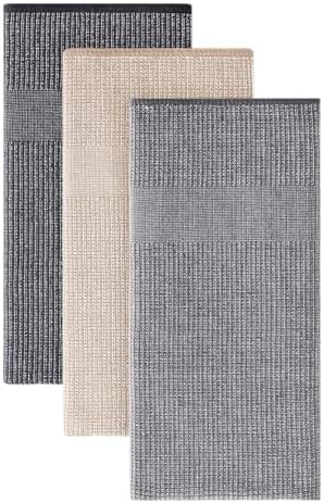 Homaxy 380 GSM Cotton Premium Kitchen Towels 3 Pack by Homaxy