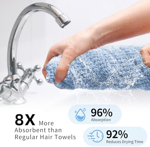 my novel things Large Microfiber Hair Towel - Image 4