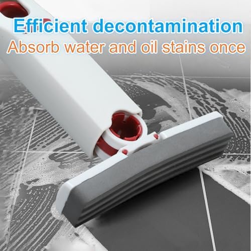 ANIS・KEBBR Compact Handheld Wet Dry Multi-Purpose Mini Sponge Cleaning Mop - Image 2