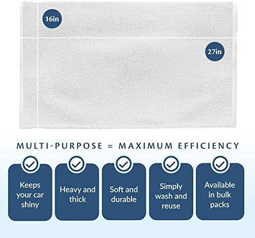 100% Cotton Chamois Cleaning Towels, 60 Pack - Image 6