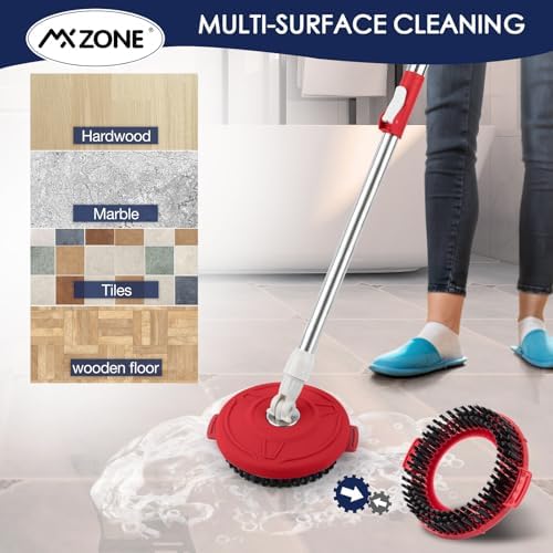 Round Spin Mop Scrub Brush Head - Image 6