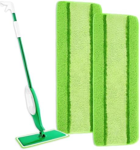 KEEPOW 2 Pack Spray Mop Pads Compatible by KEEPOW