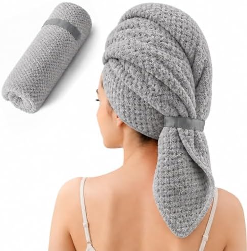 Large Microfiber Hair Wrap Towel by Netcken