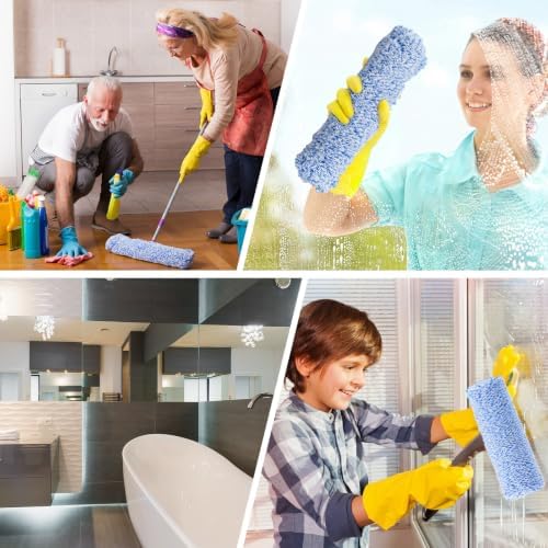 3 Pcs 18" Microfiber Window Scrubber Refill Pad - Image 5