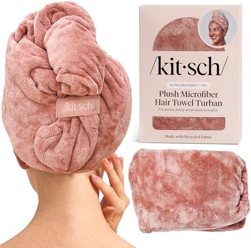 Kitsch XL Microfiber Hair Towel Wrap by Kitsch