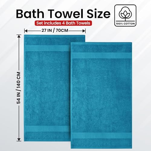 Infinitee Xclusives 100% Ring-Spun Cotton Bath Towels - Image 3