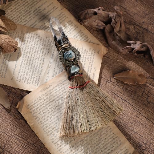 RENEMEGO Witch Crystal Altar Broom - Image 4