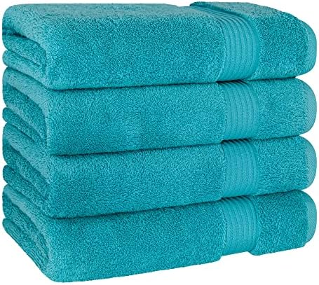 Cotton Paradise 100% Cotton Turkish Towel Set, Soft Absorbent Quick Dry - Image 5