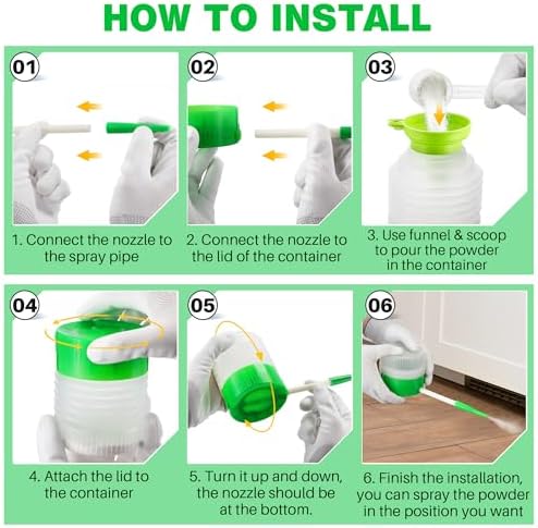 Diatomaceous Earth Powder Duster Kit Powder Sprayer - Image 3