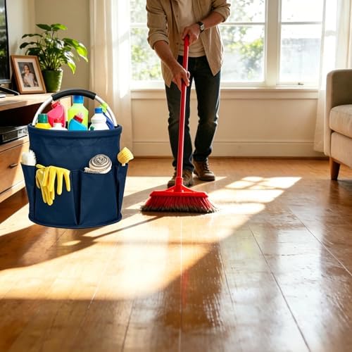 17L Foldable Storage Basket Cleaning Caddy - Image 5