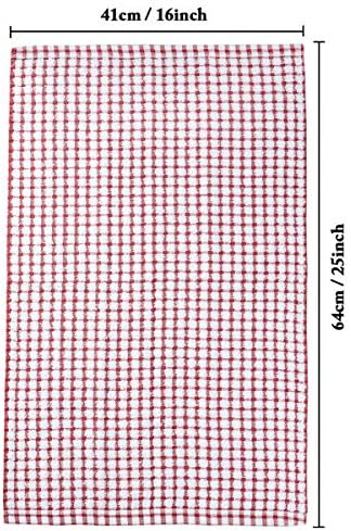 LAZI Kitchen Dish Towels, 16 Inch x 25 Inch Bulk Cotton Kitchen Towels - Image 3