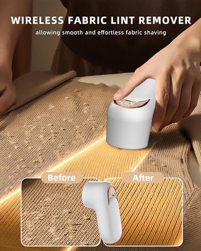 Fabric Shaver Lint Remover for Clothes, Portable Sweater Defuzzer - Image 2