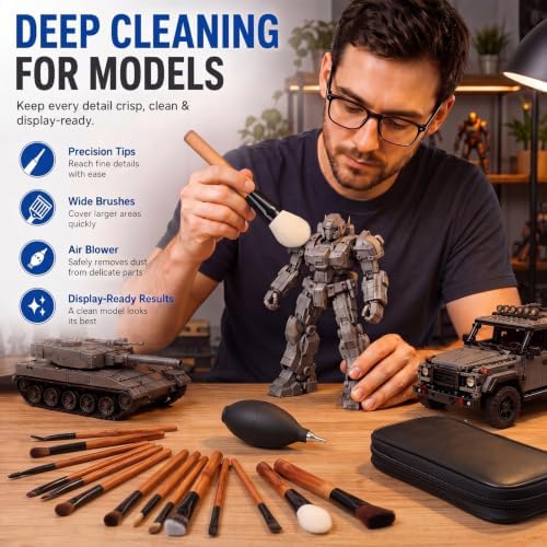 16 Pcs Model Cleaning Brush Kit - Image 5