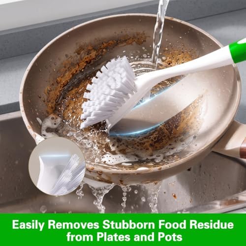 Hsei 6 Pcs Kitchen Scrub Dish Brush Bulk - Image 4