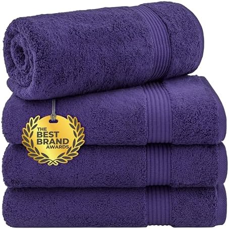 Cotton Paradise 100% Cotton Turkish Towel Set, Soft Absorbent Quick Dry by UNITEDHOMETEXTILE