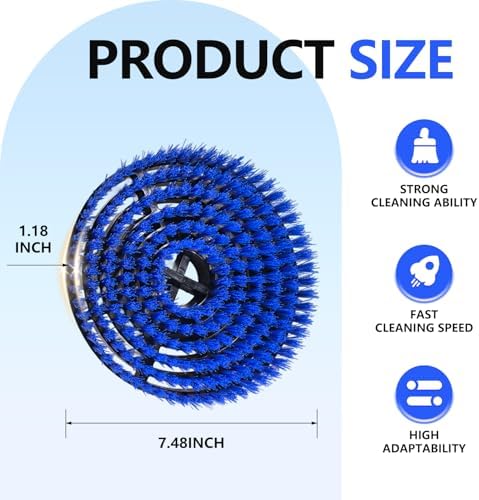 S8001/S8201 Steam Mop Brush Pads Replacement Head - Image 6