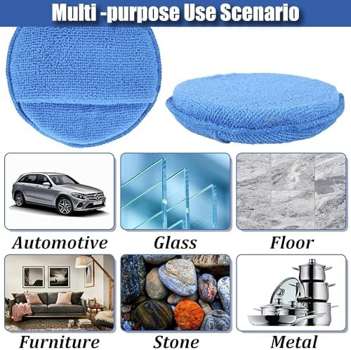 FONAROLL Microfiber Wax Applicator Pads, Car Wax Applicator - Image 2