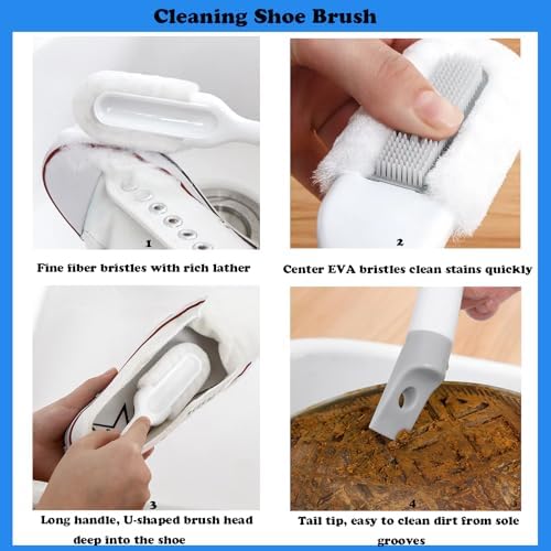Shoe Cleaning Brushes Sneaker Cleaner Brush Soft Bristle Shoes Scrubber - Image 3