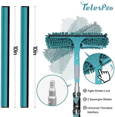 TelesPro 36 Feet High Reach Window Squeegee - Image 3