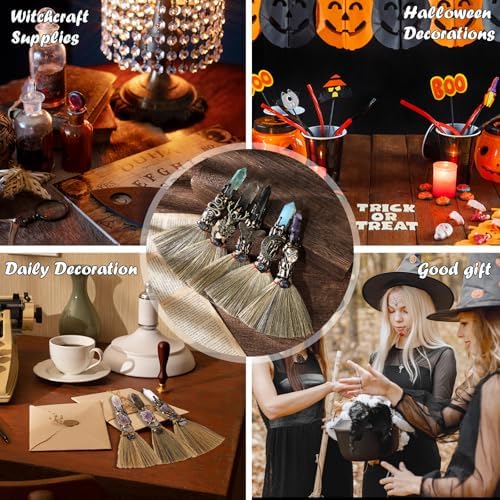 RENEMEGO Witchcraft Supplies Witches Broom - Image 3