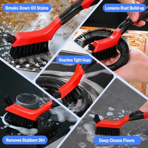 6 Pcs Nylon Cleaning Brushes, Non Scratch Detail Cleaning Brush - Image 5