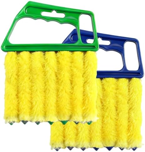 2PCS Blind Cleaner Duster Tool, 7-Finger Handheld Car Air Vent Dusting Cleaner by Unknown