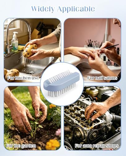 6 PCS Nail Brush for Cleaning Fingernails, Deep Cleaning Double-sided - Image 5