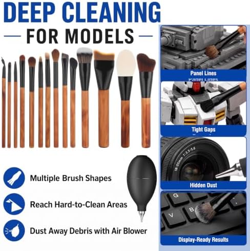 16 Pcs Model Cleaning Brush Kit - Image 4