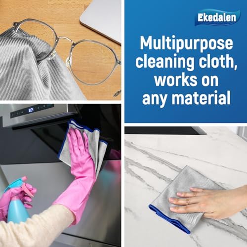 Ekedalen Microfiber Cleaning Cloth Lint Free Glass Polish - Image 5
