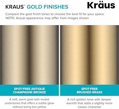 KRAUS Dishwasher Air Gap in Brushed Brass - Image 5
