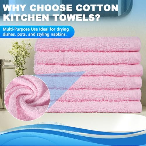 12 Pack Washcloths, 100% Cotton Wash Cloths, 12x12 Inch - Image 3